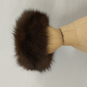 Fabulous Vintage Fur and Knit Hat Lenore Marshall New York Glamorous Brown